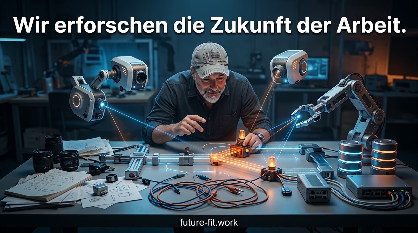 Ein Mensch und abstrakte KI-Agenten untersuchen gemeinsam mögliche Arbeitswege und ein überraschendes Forschungsergebnis.